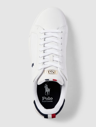 Peek & Cloppenburg Polo Ralph LaurenSneaker Aus Echtem Leder In Weiss