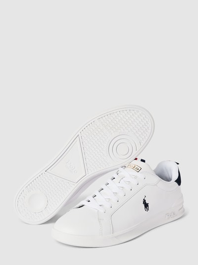 Peek & Cloppenburg Polo Ralph LaurenSneaker Aus Echtem Leder In Weiss