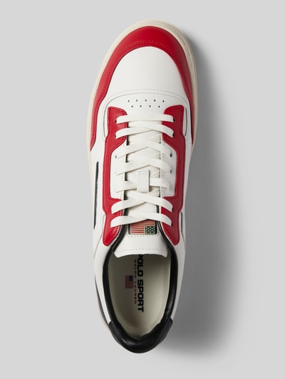 Peek & Cloppenburg Polo Ralph LaurenSneaker Aus Leder Mit Label-Detail In Weiss