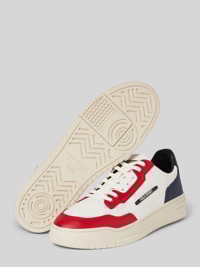 Peek & Cloppenburg Polo Ralph LaurenSneaker Aus Leder Mit Label-Detail In Weiss