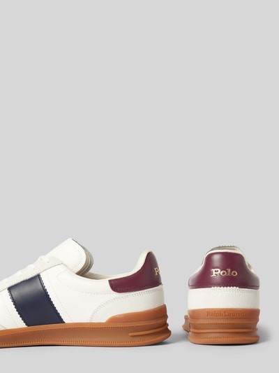 Peek & Cloppenburg Polo Ralph LaurenSneaker Aus Leder Mit Logo-Stitching Modell 'AERA' In Weiss