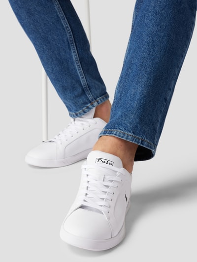 Peek & Cloppenburg Polo Ralph LaurenSneaker Mit Label-Print In Weiss