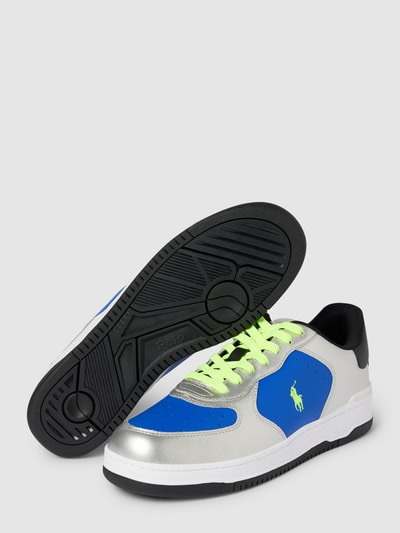 Peek & Cloppenburg Polo Ralph LaurenSneaker Mit Label-Stitching In Silber