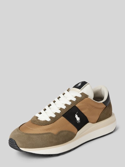 Peek & Cloppenburg Polo Ralph LaurenSneaker mit Logo-Print Modell 'TRAIN 89' in oliv
