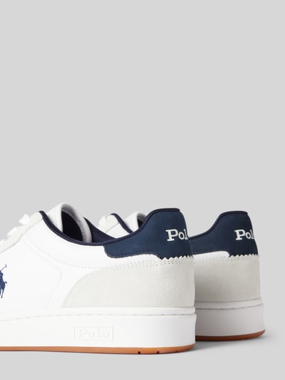 Peek & Cloppenburg Polo Ralph LaurenSneaker Mit Logo-Stitching In Weiss