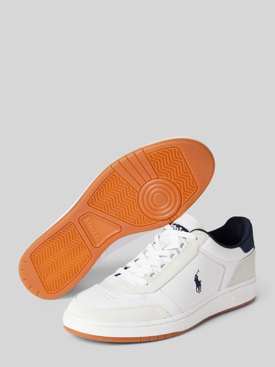 Peek & Cloppenburg Polo Ralph LaurenSneaker Mit Logo-Stitching In Weiss