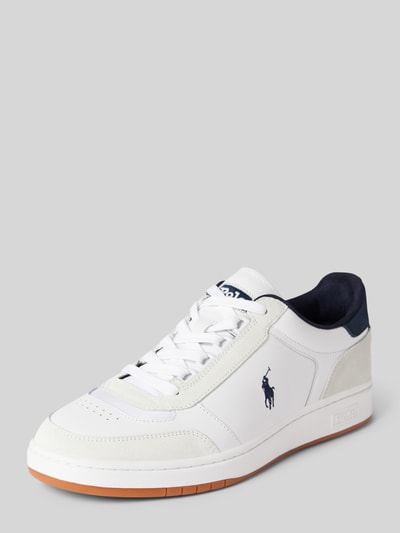 Peek & Cloppenburg Polo Ralph LaurenSneaker mit Logo-Stitching in weiss