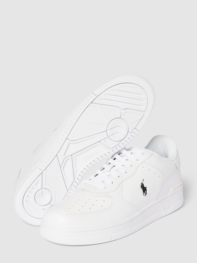 Peek & Cloppenburg Polo Ralph LaurenSneaker Mit Logo-Stitching Modell 'MASTERS' In Weiss