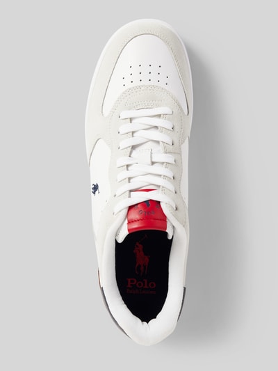 Peek & Cloppenburg Polo Ralph LaurenSneaker Mit Logo-Stitching Modell 'MASTERS' In Weiss