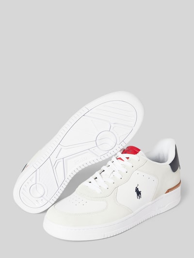 Peek & Cloppenburg Polo Ralph LaurenSneaker Mit Logo-Stitching Modell 'MASTERS' In Weiss