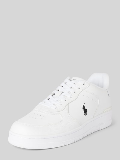 Peek & Cloppenburg Polo Ralph LaurenSneaker mit Logo-Stitching Modell 'MASTERS' in weiss