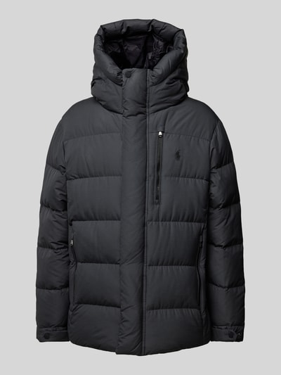 Peek & Cloppenburg Polo Ralph LaurenSteppjacke Mit Logo-Stitching In Anthrazit Melange