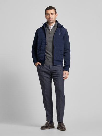 Peek & Cloppenburg Polo Ralph LaurenSweatjacke mit Logo-Stitching in marine