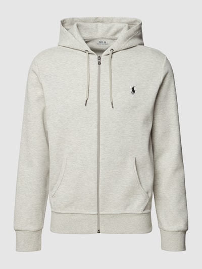 Peek & Cloppenburg Polo Ralph LaurenSweatjacke Mit Logo-Stitching In Hellgrau