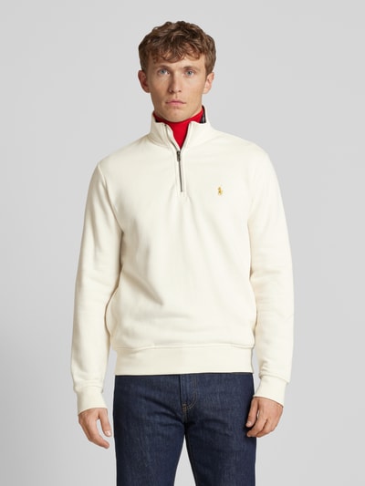 Peek & Cloppenburg Polo Ralph LaurenSweatshirt Mit Logo-Stitching In Offwhite