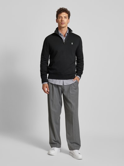 Peek & Cloppenburg Polo Ralph LaurenSweatshirt mit Stehkragen in black