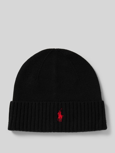 Peek & Cloppenburg Polo Ralph LaurenWollmütze In Strick-Optik In Black