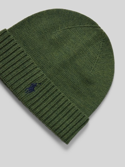 Peek & Cloppenburg Polo Ralph LaurenWollmütze In Strick-Optik In Oliv