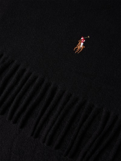 Peek & Cloppenburg Polo Ralph LaurenWollschal Mit Logo-Stitching In Black