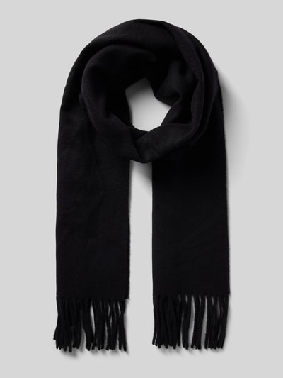 Peek & Cloppenburg Polo Ralph LaurenWollschal mit Logo-Stitching in black