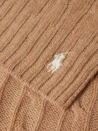 Peek & Cloppenburg Polo Ralph LaurenWollschal Mit Logo-Stitching In Camel
