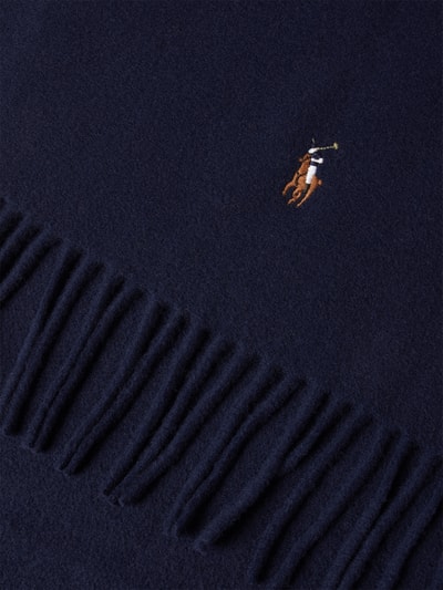Peek & Cloppenburg Polo Ralph LaurenWollschal Mit Logo-Stitching In Marine