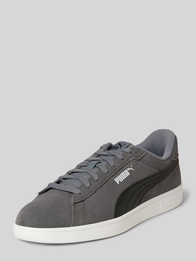 Peek & Cloppenburg PumaLedersneaker mit Label-Details Modell 'Smash 3.0' in mittelgrau