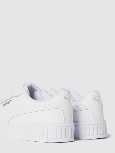 Peek & Cloppenburg PumaSneaker Aus Leder Mit Label-Detail Modell 'Carina' In Weiss