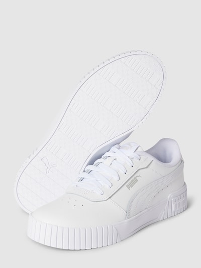 Peek & Cloppenburg PumaSneaker Aus Leder Mit Label-Detail Modell 'Carina' In Weiss