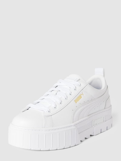 Peek & Cloppenburg PumaSneaker mit Plateau-Sohle Modell 'Mayze' in weiss