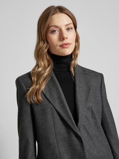 Peek & Cloppenburg QSLongsleeve Mit Geripptem Rundhalsausschnitt Modell 'Rolli' In Black