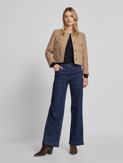 Peek & Cloppenburg QSLongsleeve Mit U-Boot-Ausschnitt In Black