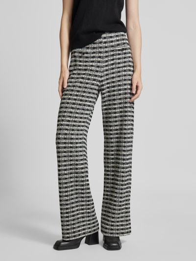 Peek & Cloppenburg Raffaello RossiWide Leg Hose In Bouclé-Optik Modell 'ELAINE' In Black