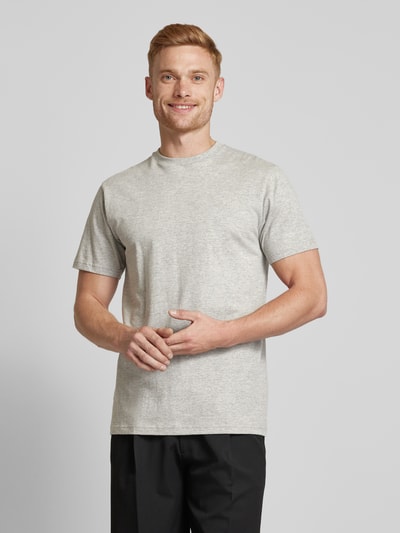 Peek & Cloppenburg RAGMANT-Shirt Mit Geripptem Rundhalsausschnitt In Hellgrau