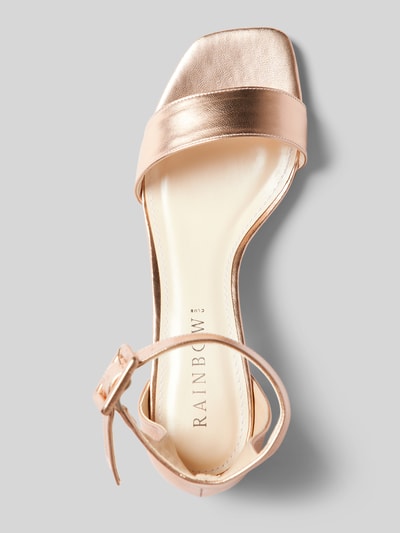 Peek & Cloppenburg Rainbow ClubSandalette Im Metallic-Look Modell 'Donnah' In Rose Gold Melange