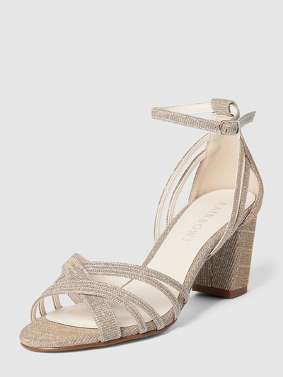 Peek & Cloppenburg Rainbow ClubSandaletten mit Dornschließe Modell 'Jayne' in gold melange