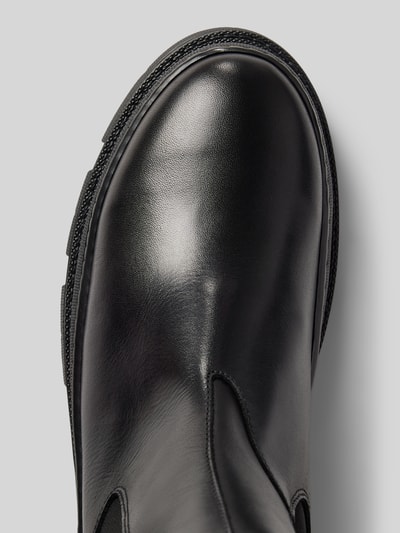 Peek & Cloppenburg ReplayBoots Aus Leder Mit Elastischen Einsätzen Modell 'VEGA LACE' In Black