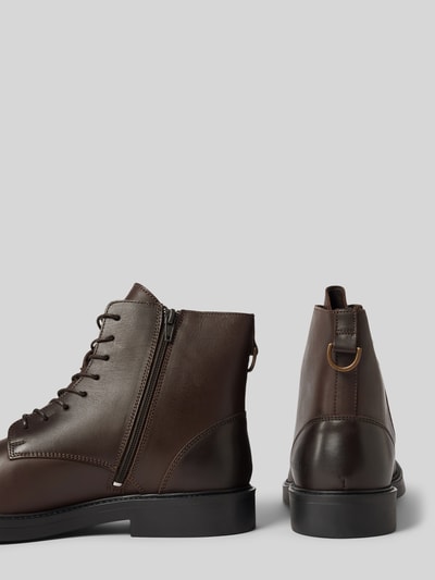 Peek & Cloppenburg ReplayBoots Aus Leder Mit Reißverschluss Modell 'MILES' In Dunkelbraun