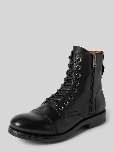 Peek & Cloppenburg ReplayBoots aus Leder mit Reißverschluss Modell 'PHIM' in black