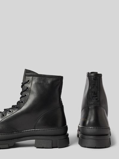 Peek & Cloppenburg ReplayBoots Aus Leder Mit Schnürung Modell 'VEGA LEA' In Black