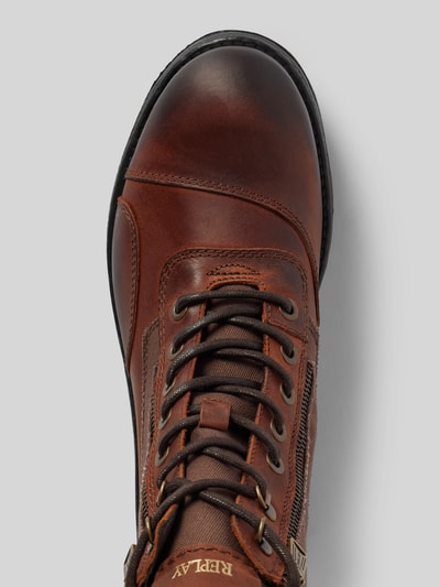 Peek & Cloppenburg ReplayBoots Mit Reißverschluss Modell 'PACK BIKER' In Cognac