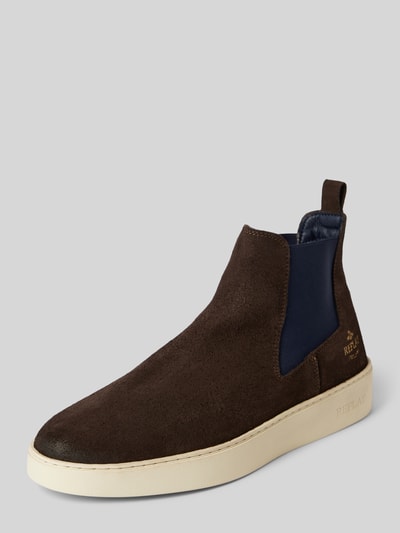Peek & Cloppenburg ReplayChelsea Boots Aus Echtem Leder Modell 'FRANK' In Dunkelbraun