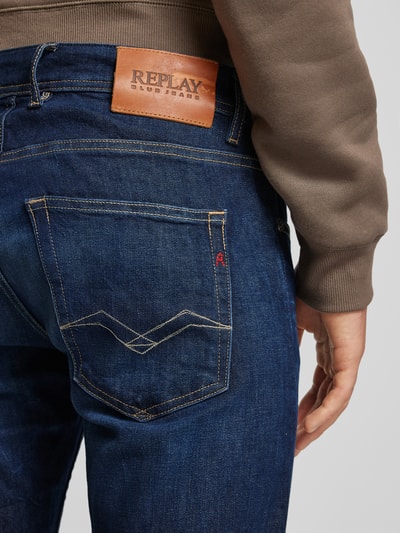 Peek & Cloppenburg ReplayStraight Leg Jeans Im 5-Pocket-Design Modell 'GROVER' In Marine