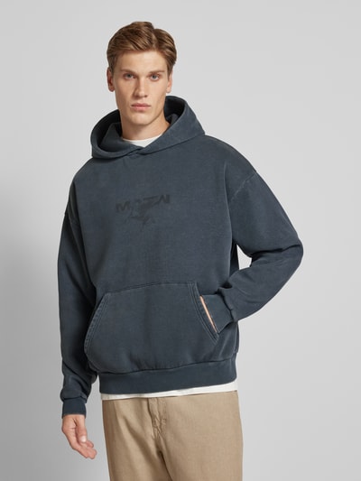 Peek & Cloppenburg Review X MATWHoodie Mit Label-Print In Dunkelgrau