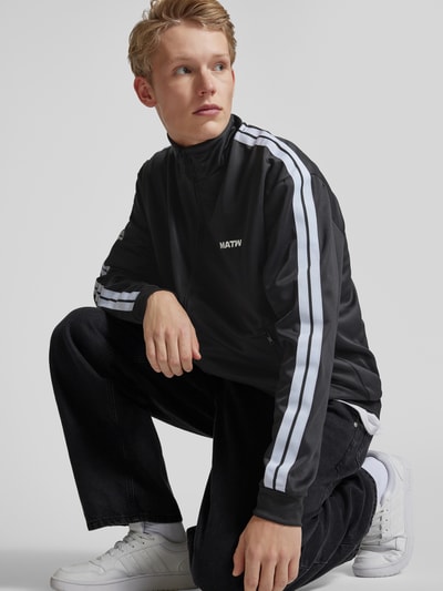 Peek & Cloppenburg Review X MATWREVIEW X MATW - Trainingsjacke Mit Label-Print In Black