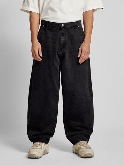 Peek & Cloppenburg REVIEWBaggy Fit Jeans Mit Knopf- Und Reißverschluss In Black