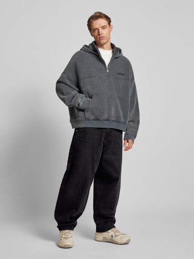 Peek & Cloppenburg REVIEWBaggy Fit Jeans mit Knopf- und Reißverschluss in black