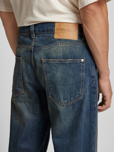 Peek & Cloppenburg REVIEWBaggy Fit Jeans Mit Label-Patch In Dunkelblau