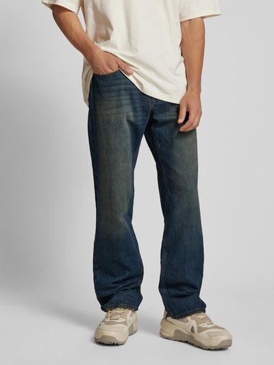 Peek & Cloppenburg REVIEWBaggy Fit Jeans Mit Label-Patch In Dunkelblau