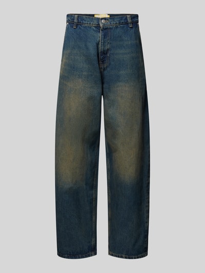 Peek & Cloppenburg REVIEWBaggy Fit Jeans Mit Label-Patch In Dunkelblau